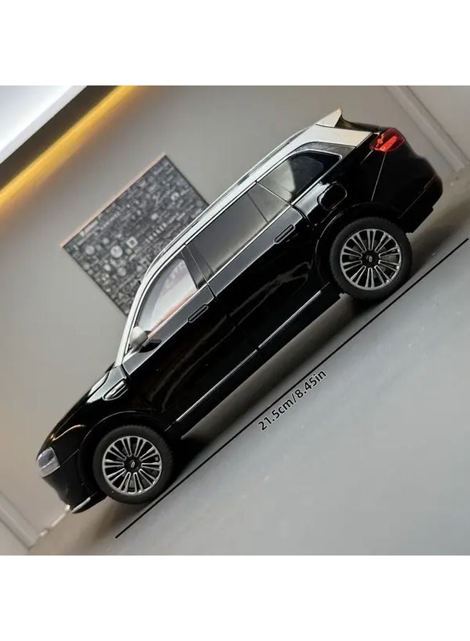 OK2193 Black 1 24 Scale Alloy Car Model Collectible Metal Vehicle Decoration Gift - Image 2